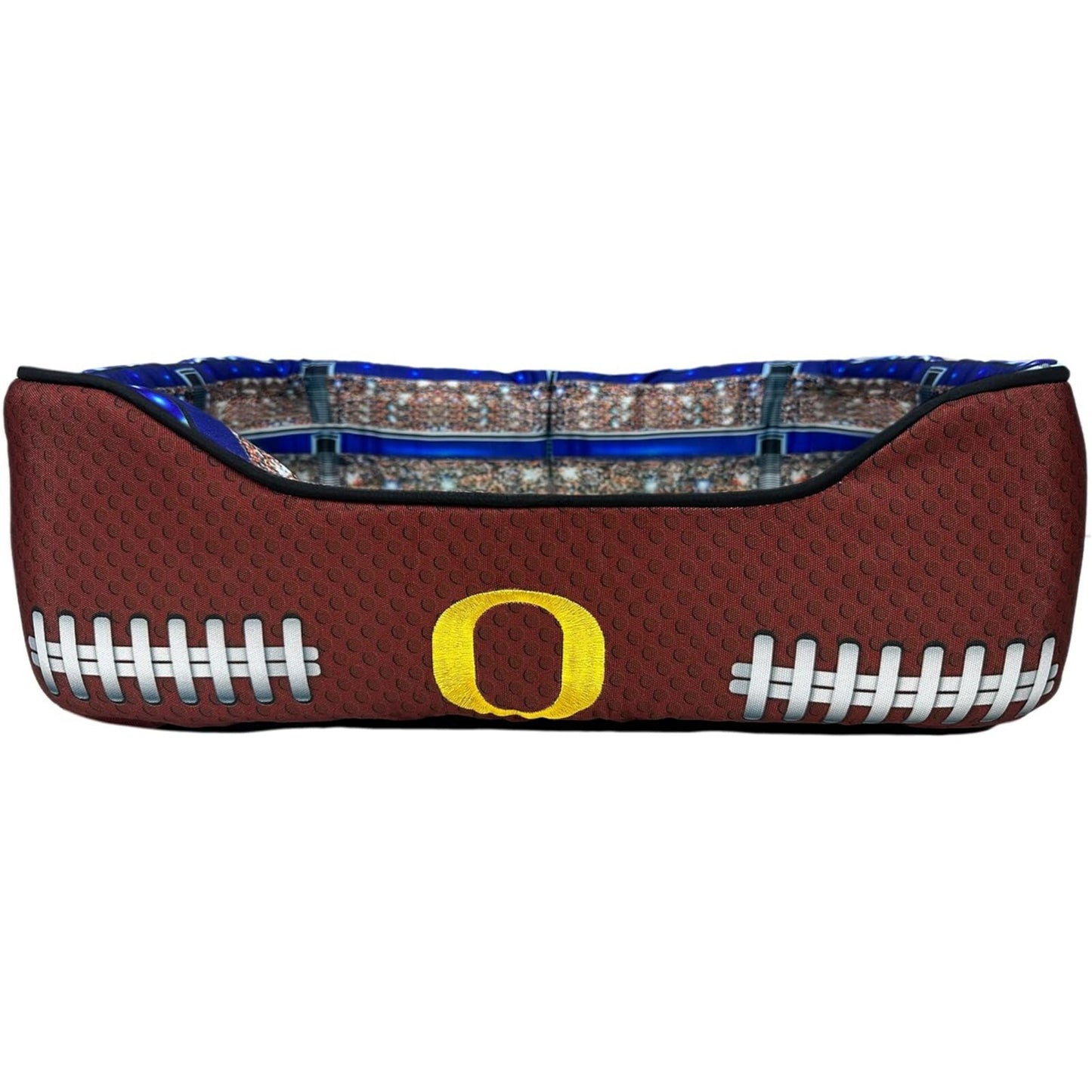 Pets First NCAA Football Stadium Pillow Bed for Dogs & Cats Sporty Dog Bed