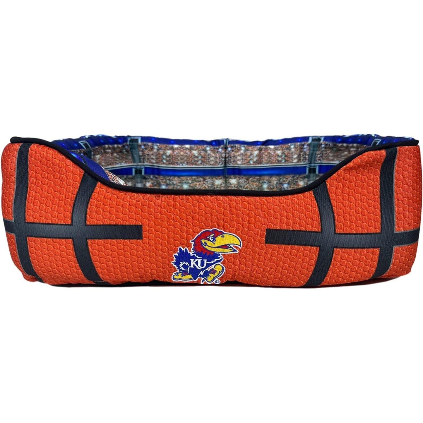 Pets First NCAA Football Stadium Pillow Bed for Dogs & Cats Sporty Dog Bed