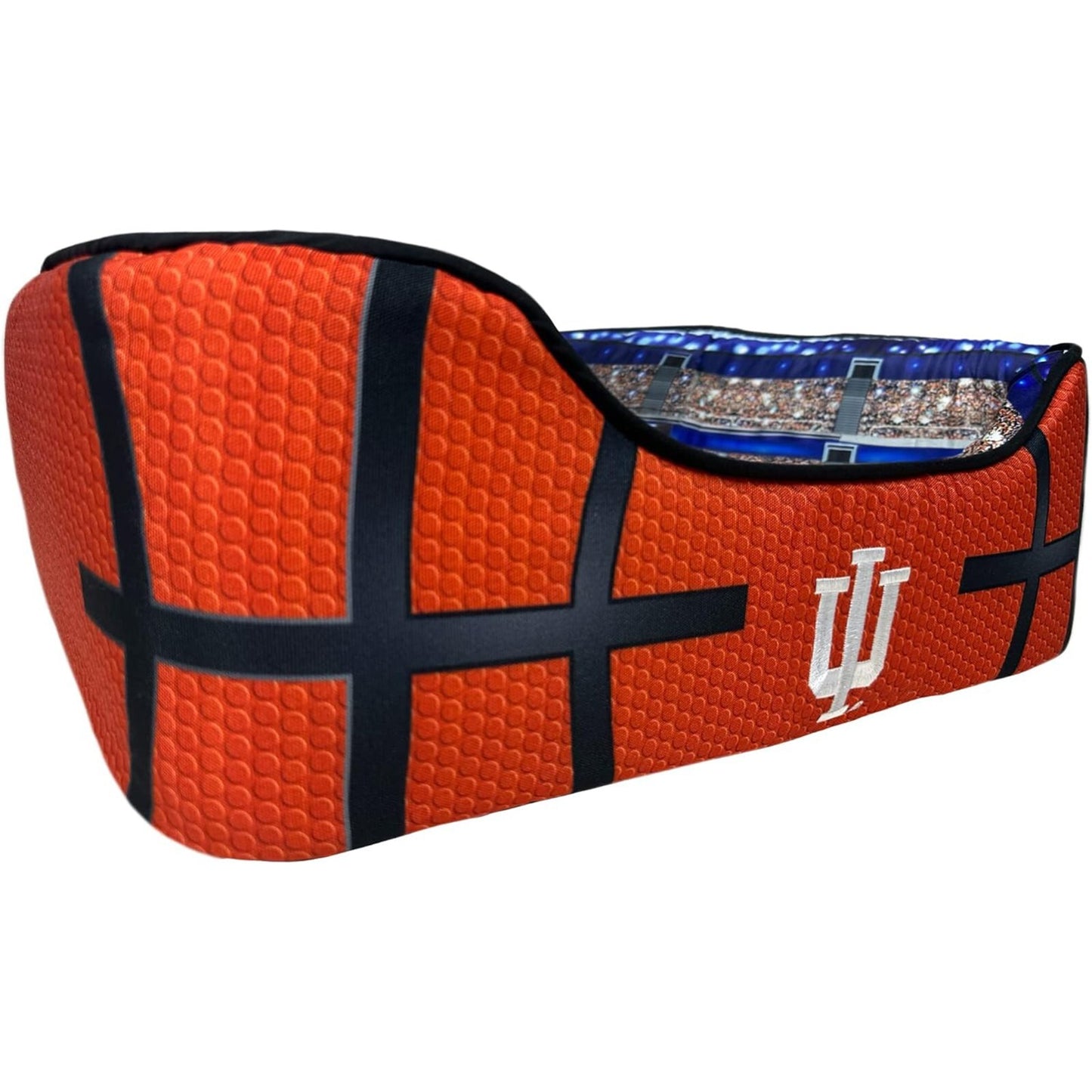 Pets First NCAA Football Stadium Pillow Bed for Dogs & Cats Sporty Dog Bed