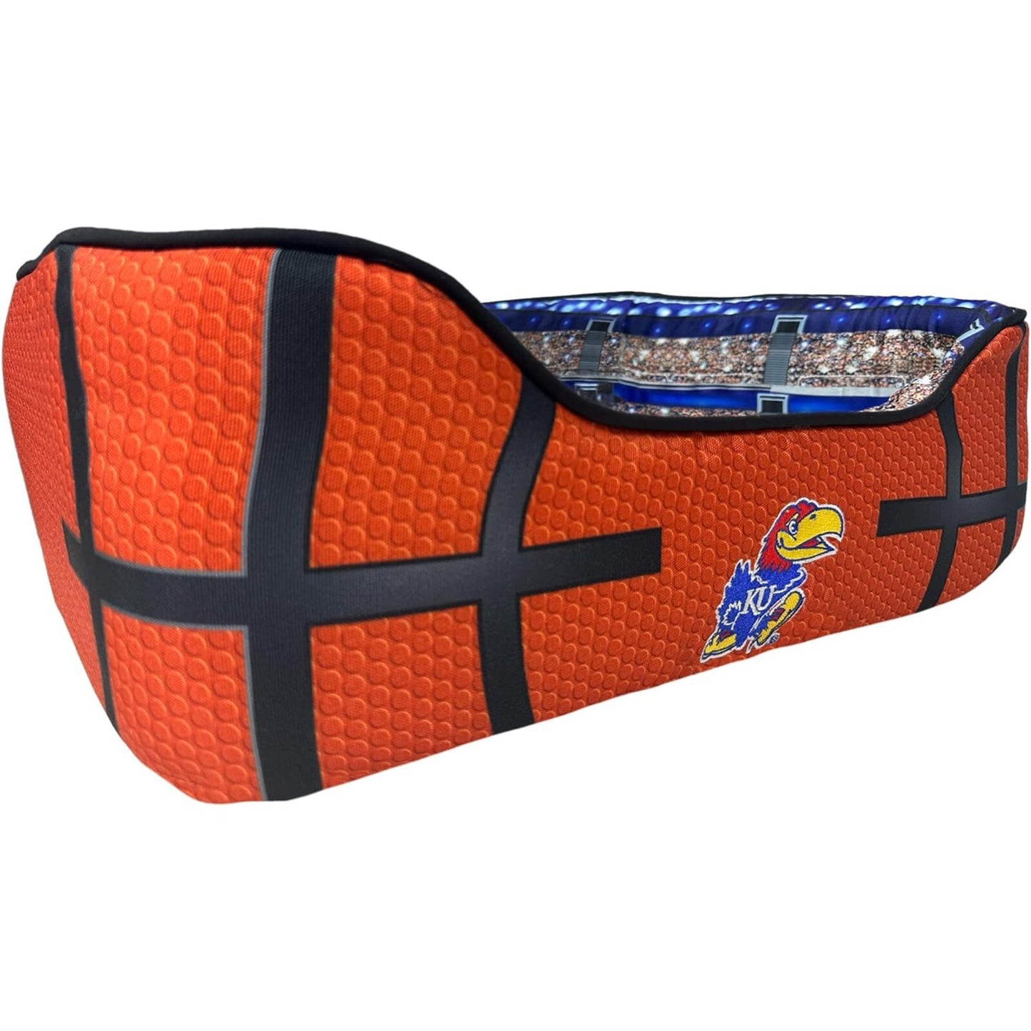Pets First NCAA Football Stadium Pillow Bed for Dogs & Cats Sporty Dog Bed