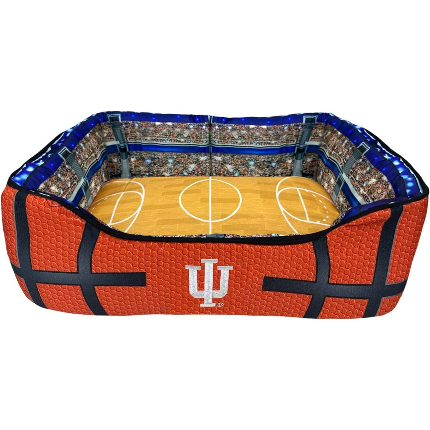Pets First NCAA Football Stadium Pillow Bed for Dogs & Cats Sporty Dog Bed