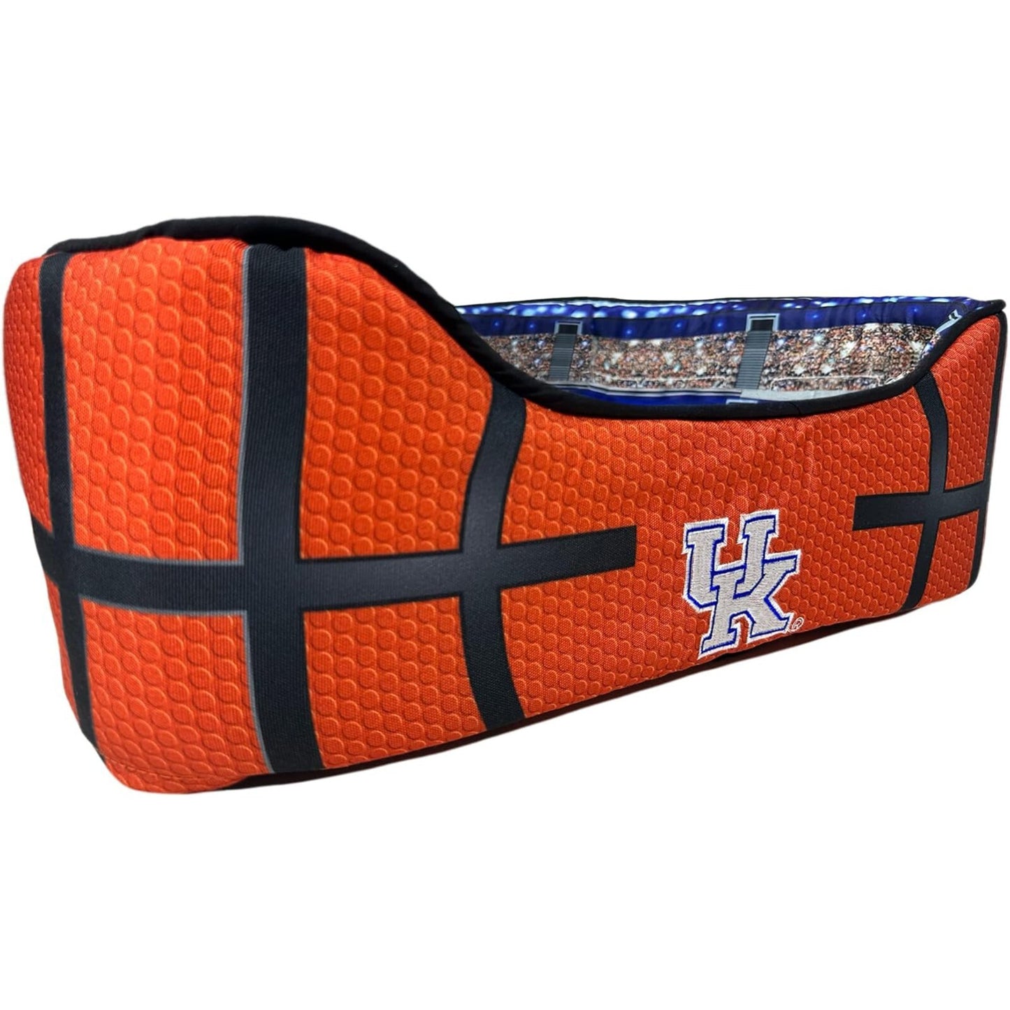 Pets First NCAA Football Stadium Pillow Bed for Dogs & Cats Sporty Dog Bed