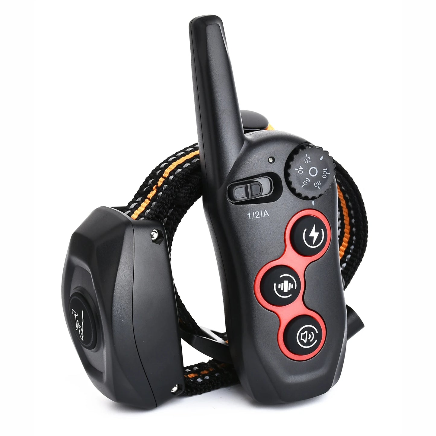 Dog Bark Training Collar 2-In-1, Rechargeable Dog Electric Shock Collar Waterproof, 400M, 1300 Ft Remote Control, Pet Product