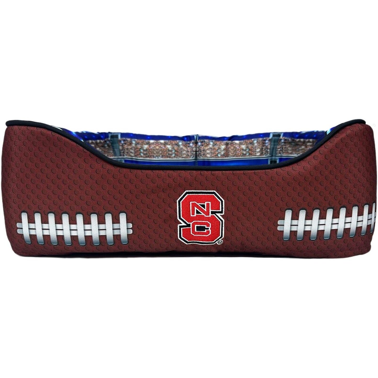 Pets First NCAA Football Stadium Pillow Bed for Dogs & Cats Sporty Dog Bed