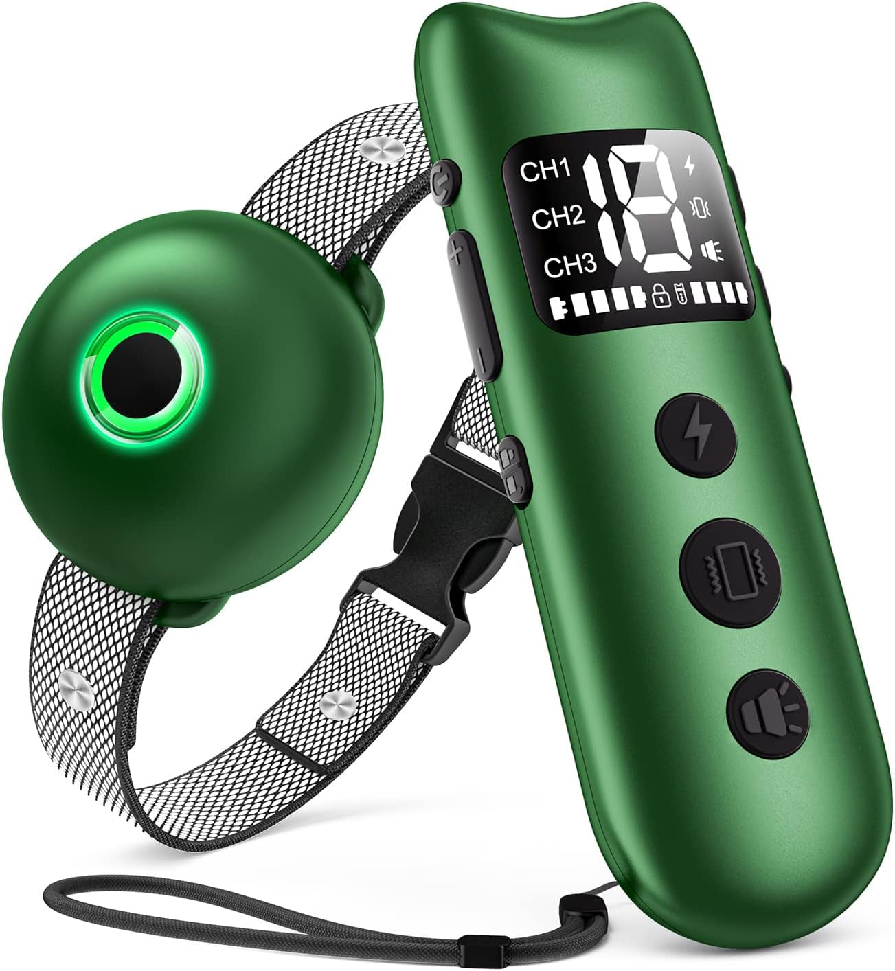 Shock Collar for Large Dog, Medium Dogs and Small Dogs, Dog Shock Collar with Remote 2600FT, Dog Shock Collar with Beep, Vibration, Static Shock and Safety Lock, Rechargeable