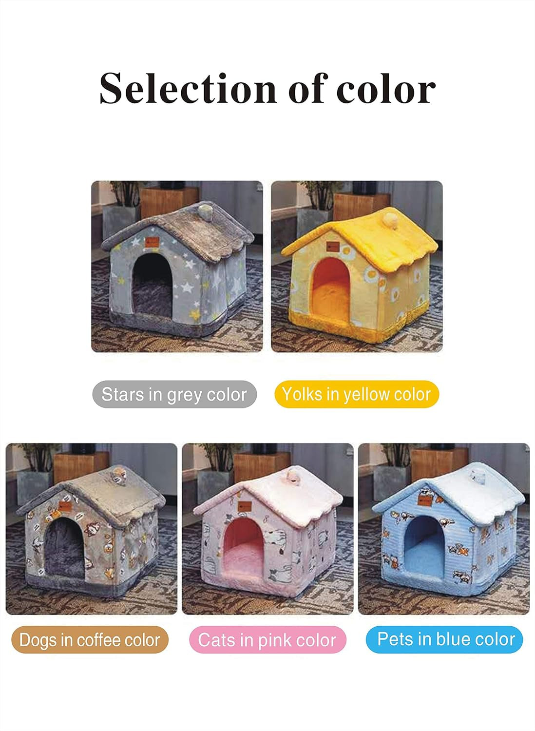 Promotion Now Portable Foldable Dog House Made from Arctic Fleece or Diamond Fleece Soft and Lovely Bed Warm Winter Dog Kennel Pet Product
