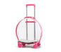 Trolley Suitcase Carrier Transparent Pet Carrying Bag Cats Conveyors Carrying and Strollers Cat Cage with Wheels Pet Products