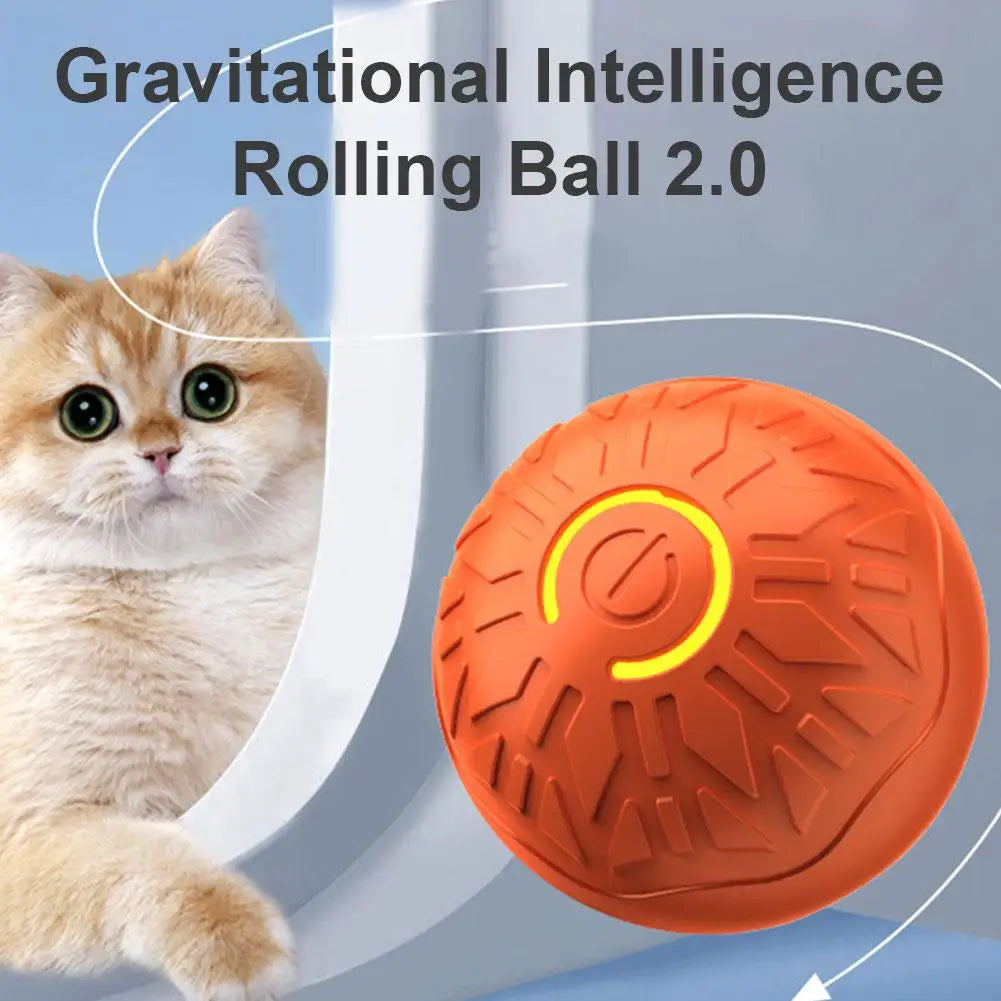 Smart Dog Toy Ball Electronic Interactive Pet Toy Moving Ball USB Automatic Moving Bouncing for Puppy Birthday Gift Cat Product