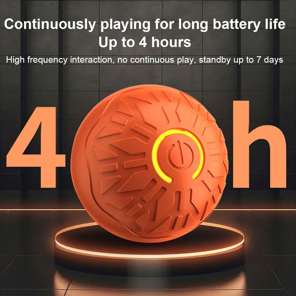 Smart Dog Toy Ball Electronic Interactive Pet Toy Moving Ball USB Automatic Moving Bouncing for Puppy Birthday Gift Cat Product