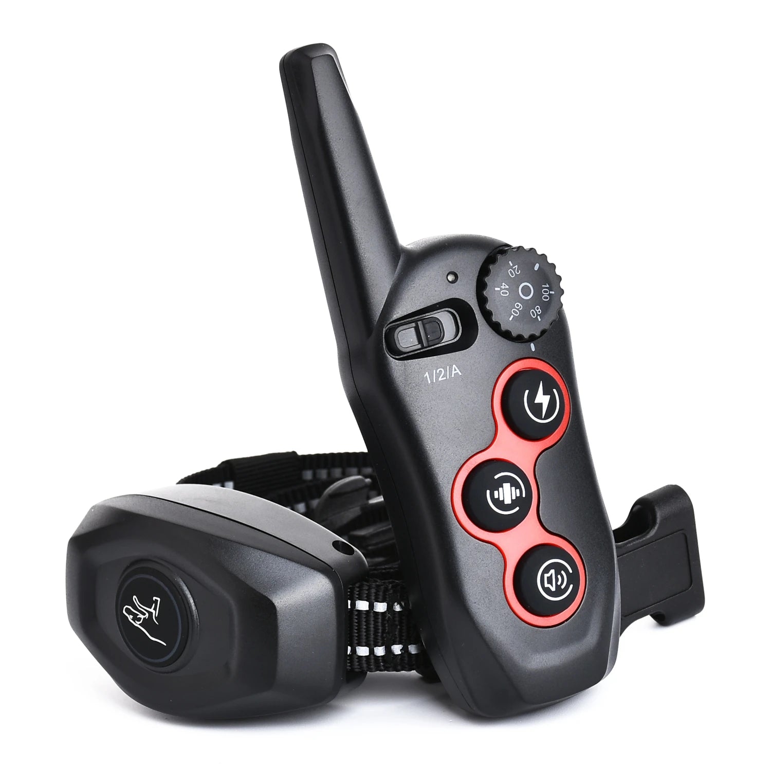 Dog Bark Training Collar 2-In-1, Rechargeable Dog Electric Shock Collar Waterproof, 400M, 1300 Ft Remote Control, Pet Product