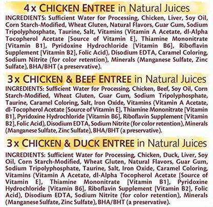Purrfectly Chicken Variety Pack Wet Cat Food 3 Ounces (10 Count)