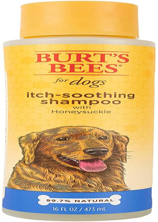 Natural Itch Soothing Shampoo for Dogs | Made with Avocado & Honeysuckle | Best Dog Shampoo for Fast Itch Relief | Itch Relieving Dog Shampoo, 16 Oz 2 Pack