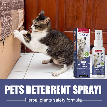 50Ml Natural Cat Scratch Deterrents Spray No Stimulation anti Scratch Furniture Sofa Protector for Indoor Use Pet Product