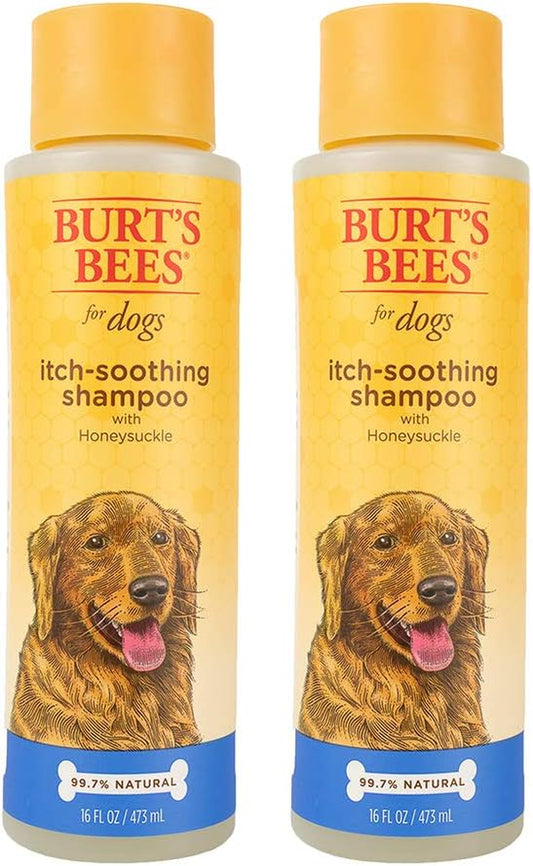 Natural Itch Soothing Shampoo for Dogs | Made with Avocado & Honeysuckle | Best Dog Shampoo for Fast Itch Relief | Itch Relieving Dog Shampoo, 16 Oz 2 Pack