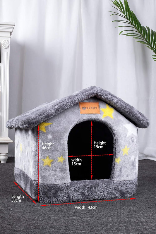 Promotion Now Portable Foldable Dog House Made from Arctic Fleece or Diamond Fleece Soft and Lovely Bed Warm Winter Dog Kennel Pet Product
