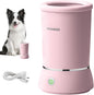W01 Automatic Dog Paw Cleaner for Small to Medium Dogs (Pink)