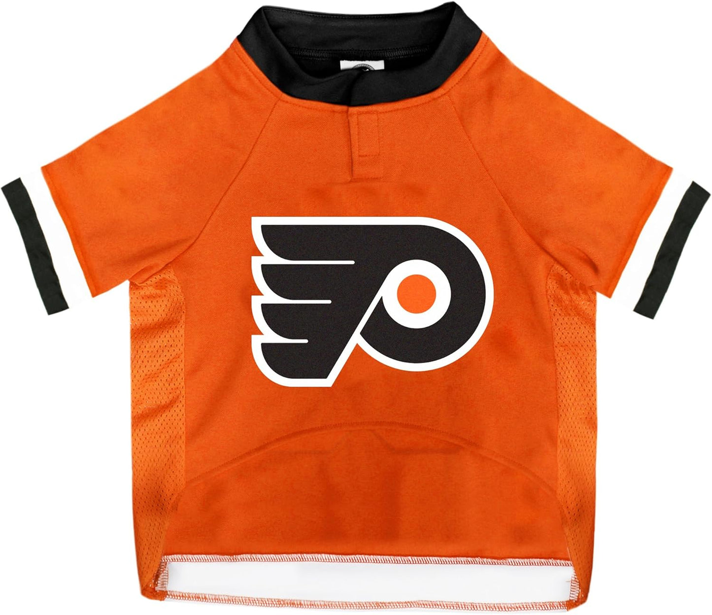 NHL Philadelphia Flyers Jersey for Dogs & Cats, Medium. - Let Your Pet Be a Real NHL Fan!